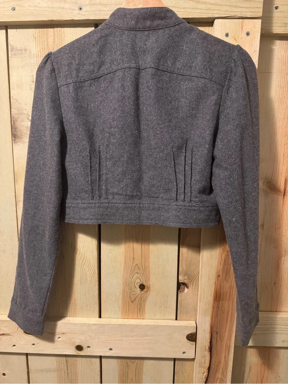 Odds’ n evens wool crop jacket